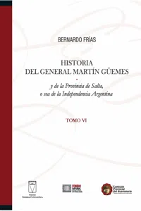 Historia del General Martín Güemes... Tomo VI_cover