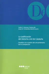 La codificación del derecho civil de Cataluña_cover