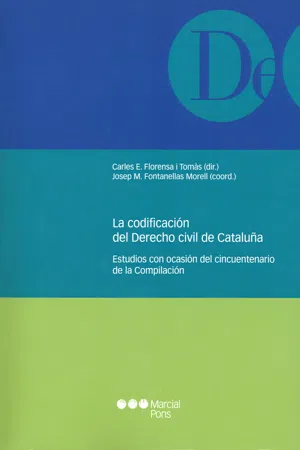 La codificación del derecho civil de Cataluña