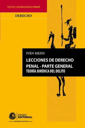 Lecciones de  derecho penal