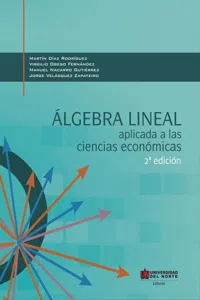 Álgebra lineal aplicada a las ciencias económicas 2ed_cover