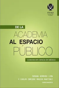 De la academia al espacio público: Comunicar ciencia en México_cover