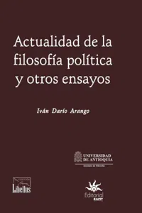 Actualidad de la filosofía política y otros ensayos_cover