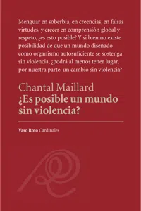 ¿Es posible un mundo sin violencia?_cover