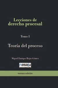 Lecciones de derecho procesal. Tomo I Teoría del proceso_cover