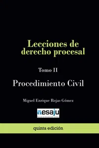 Lecciones de derecho procesal. Tomo II Procedimiento Civil_cover