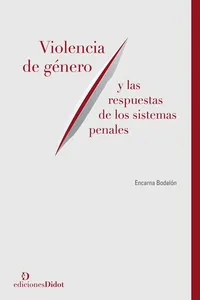 Violencia de género y las respuestas de los sistemas penales_cover