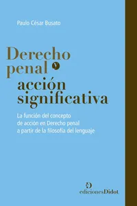 Derecho penal y acción significativa_cover