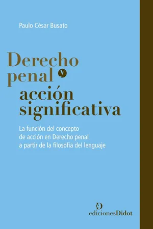 Derecho penal y acción significativa