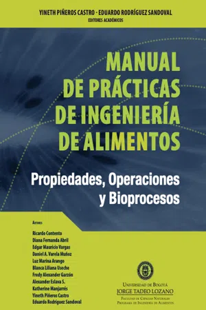 Manual de prácticas de Ingeniería de Alimentos