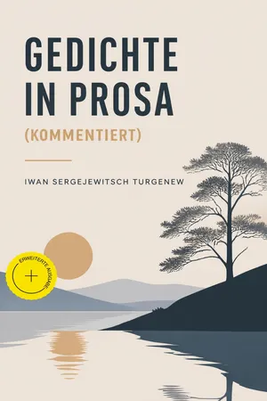 Gedichte in Prosa (Kommentiert)