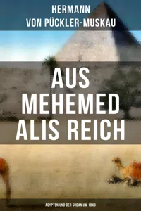 AUS MEHEMED ALIS REICH: Ägypten und der Sudan um 1840_cover