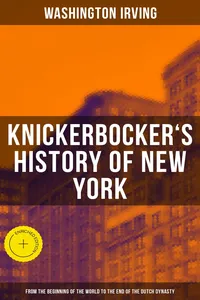 KNICKERBOCKER'S HISTORY OF NEW YORK_cover