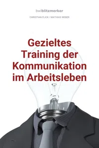 bwlBlitzmerker: Gezieltes Training der Kommunikation im Arbeitsleben_cover