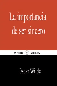 La importancia de ser sincero_cover