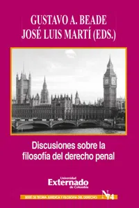 Discusiones sobre la filosofía del derecho penal_cover