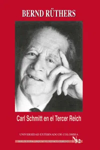 Carl Schmitt en el Tercer Reich_cover