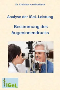 Analyse der IGeL-Leistung Bestimmung des Augeninnendrucks_cover