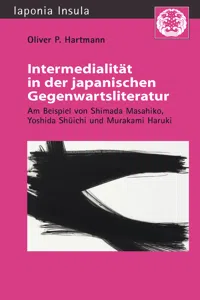 Intermedialität in der japanischen Gegenwartsliteratur_cover