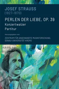 Josef Strauss. Perlen der Liebe, op. 39_cover