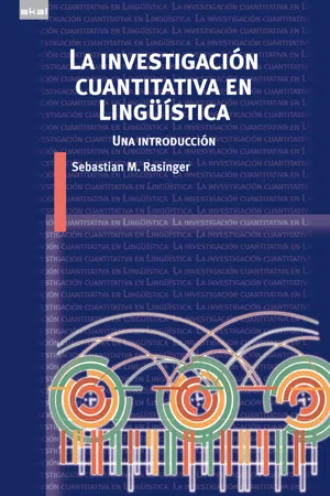 La investigación cuantitativa en lingüística