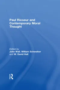 Paul Ricoeur and Contemporary Moral Thought_cover