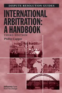 International Arbitration: A Handbook_cover