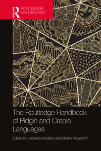 The Routledge Handbook of Pidgin and Creole Languages_cover