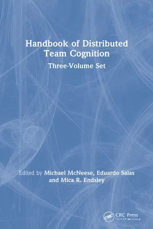 Handbook of Distributed Team Cognition