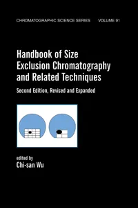 Handbook Of Size Exclusion Chromatography And Related Techniques_cover