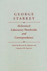 Alchemical Laboratory Notebooks and Correspondence_cover