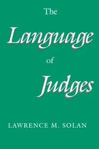 The Language of Judges_cover