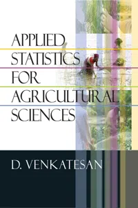 Applied Statistics For Agricultural Sciences_cover
