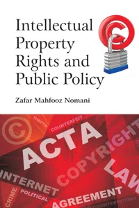 Intellectual Property Rights And Public Policy_cover