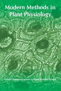 Modern Methods In Plant Physiology_cover