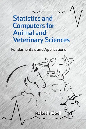Statistics And Computers For Animal And Veterinary Sciences