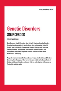 Genetic Disorders Sourcebook, 7th Ed._cover