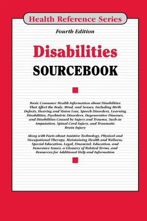 Disabilities Sourcebook, 4th