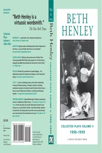 Beth Henley: Collected Plays 1990-1999_cover