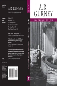 A.R. Gurney: Collected Plays 1974-1983_cover