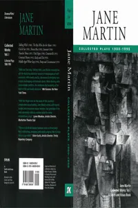 Jane Martin: Colleced Plays 1980-1995_cover