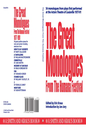 The Great Monologues from the Humana Festival