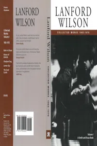 Lanford Wilson: Collected Works 1965-1970_cover