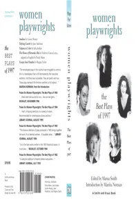 Women Playwrights: The Best Plays of 1997_cover