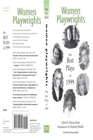 Women Playwrights: The Best Plays of 1999