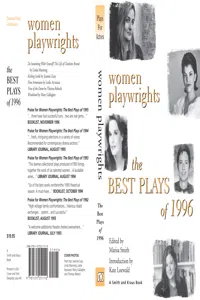 Women Playwrights: The Best Plays of 1996_cover