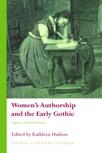 Women's Authorship and the Early Gothic_cover