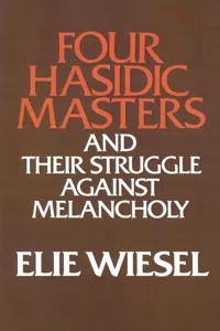 Four Hasidic Masters and their Struggle against Melancholy_cover