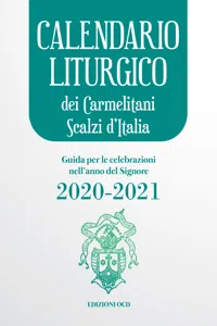 Calendario liturgico dei Carmelitani Scalzi d'Italia 2020-2021_cover