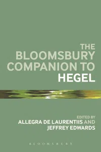 The Bloomsbury Companion to Hegel_cover